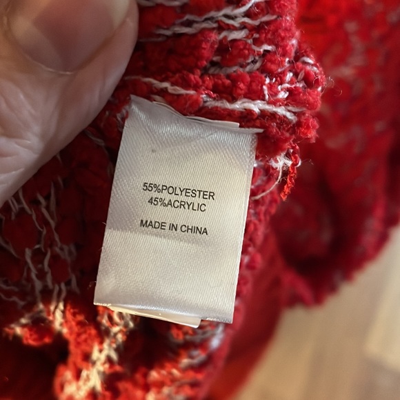 Extra touch 2x red sweater dress - Picture 5 of 5